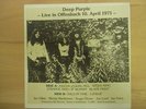 DEEP PURPLE Live In Offenbach 1971 rare LP IAN GILLAN JON LORD RITCHIE BLACKMORE