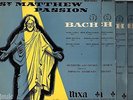 Hermann SCHERCHEN Bach st Matthew Passion Nixa WLP6401-1/4 4xLP Set Ex LASZLO