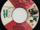 TESTIFY ( Reggae ) / SUPERMAN ( Funk )   HOPETON LEWIS + McCOOK & SUPERSONICS ?