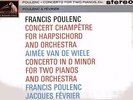 AUDIOPHILE ASD517 w/g POULENC Concertos FEVRIER early NM FINAL OFFER drs
