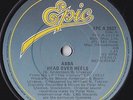 ABBA SINGLE HEAD OVER HEELS PS 1981 EPIC IRISH PRESSING