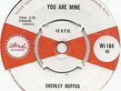 Shenley Duffus  You Are Mine / Upcoming Willows Red China Island Reggae WI 184