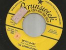 HALLOWEEN GRAVEYARD ROCKER-- COMMODORES -- WHO DAT? --HEAR- 1959 DJ BRUNSWICK