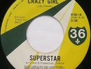 SUPERSTAR Crazy girl /Pulsation Three Ex to NM- CANADA 1977 DISCO BOOGIE FUNK 45