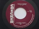 STUDENTS I'm So Young Every Day Checker Unique Small Print Doo Wop 45 HEAR