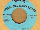 THE AMBERS: I Love You Baby 45 on Verve northern soul hear
