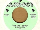 RALFI PAGAN: To Say I Love You 45 Jack-Pot sweet soul hear