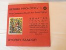 3-LP VOX BOX, Prokofiev GYORGY SANDOR Complete Music for Solo Piano SVBX-5408 NM