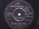 FATS DOMINO: Why Don't You Do Right / Wigs 45 (UK) Soul