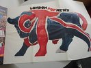V/A: London Pop News, D-1st press 1969, rare Giant Poster ca. 60x 120 cm
