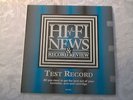 Hi-Fi News & Record Review- Test Record- Vinyl record and insert.