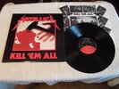 METALLICA LP KILL'EM ALL ELEKTRA 1987 W/BLITZKRIEG/AM I EVIL VG+/NM