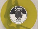 LARRY WALLIS - POLICE CAR - YELLOW 7'' + PS - STIFF