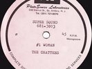 RARE SOUL R&B FUNK ACETATE THE CHATTERS - #1 WOMAN HEAR BOTH SIDES