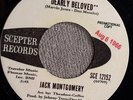JACK MONTGOMERY- DEARLY BELOVED/DO YOU BELIEVE - SCEPTER W/L DEMO RE-ISSUE .