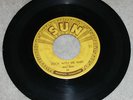 BILLY RILEY-50's Rockabilly 45rpm-SUN LBL #245-ROCK WITH ME BABY/TROUBLE BOUND