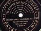 78 rpm Country – Narmour and Smith – MW 4529 – New Carroll County Blues No. 2