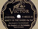 78 rpm Jazz – Doc Daugherty and His Orchestra Victor 40111 - Alcoholic Blues - E