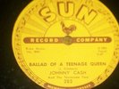 JOHNNY CASH SUN 78 RPM 