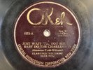 78 RPM CLARENCE WILLIAMS OKEH 8272 V+ PLAYS BETTER - LIVIN HIGH - RARE JAZZ