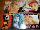 7X SAMANTHA FOX Record Album Vinyl Naughty Girls I Promise You I Surrender +++