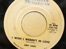 JERRY LANDIS I'm lonely / I wish I were'nt 45 AMERICAN CANADIAN paul simon