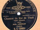 Mdlle. LINDSAY - Canson du Roi de Thule 