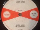 JUSTIN HINES And The DOMINOES - Lucky Seven. UK Island 45'. Ska 1965
