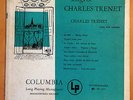 COLUMBIA ML 4275 SONGS OF CHARLES TRENET  RARE ANDY WARHOL ? COVER