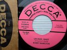 BOBBY HAMILTON Uh-Huh Baby 1959 R&B Popcorn NEAR-MINT Decca Promo 45 w4077