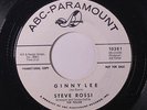 STEVE ROSSI: There's A Broken Heart / Ginny Lee 45 (dj) Oldies
