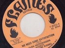 '76 FLAMES REGGAE 45 GLEN HUTCHINSON + ROUGH RIDERS WE NEED SOME SATISFACTION ?