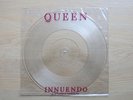 QUEEN Innuendo UK clear vinyl test pressing 12