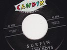 SURF VOCAL  45 RPM - BEACH BOYS On CANDIX RECORDS