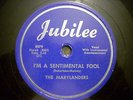 RARE DOO WOP  THE MARYLANDERS  im a sentimental fool  JUBILEE  CLEAN & GREAT