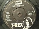 T REX RARE IRISH PRESS I LOVE TO BOOGIE BLACK LABEL MARC BOLAN