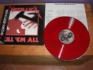 Metallica - Kill 'Em All - Japan + OBI & Insert - Nexus K25P 438 -  RED VINYL