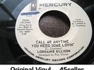 ? Lorraine Ellison PROMO 'Call Me Anytime You Need Some Loving' Northern Soul 45