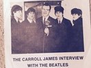 Beatles Carroll James Interview With The Beatles February 11,1964 SIGNED 