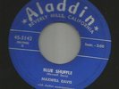 BLUES JUMP R&B INSTRO-- MAXWELL DAVIS- BLUE SHUFFLE  -HEAR BOTH -1952 ALADDIN