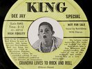 R&B Rocker 45 RED KLIMO Grandma Loves To Rock / Box Car Letters King 4910 PROMO