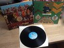 French 1969 reissue The Beatles Sgt. peppers blue label made in Italy near MINT*