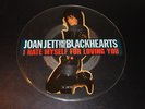 JOAN JETT I Hate Myself For Loving You UNCUT odd shape PICTURE DISC The Runaways