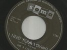 DOOWOP bw/  ROCKABILLY ANSWER - 5 CHORDS - I NEED YOUR LOVING -HEAR -1961 SOMA