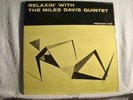 LP- PRESTIGE 7129- MILES DAVIS  - RELAXIN' WITH -YELLOW BERGEN - RVG - DG -  NM