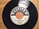 SOUL BLUES R&B 45 CHUCK BROWN HARD TIMES AT MY DOOR EXCELLO 2210 PROMO DJ WLP