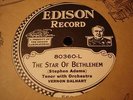 EDISON 80360 VERNON DALHART The Star Of Bethlehem Scarce Paper Label ChristmasN-