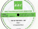 BBC TRANSCRIPTION 1980 - Top Of The Pops #807/PETE TOWNSEND (THE WHO) PRETENDERS