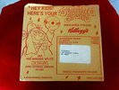 BANANA SPLITS MAILER ONLY  RECORD WAS SHIPPED IN THIS  KELLOGG  POP 45
