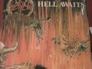 Slayer Hell Awaits lp record first pressing Combat Metal Blade,insert,shrink